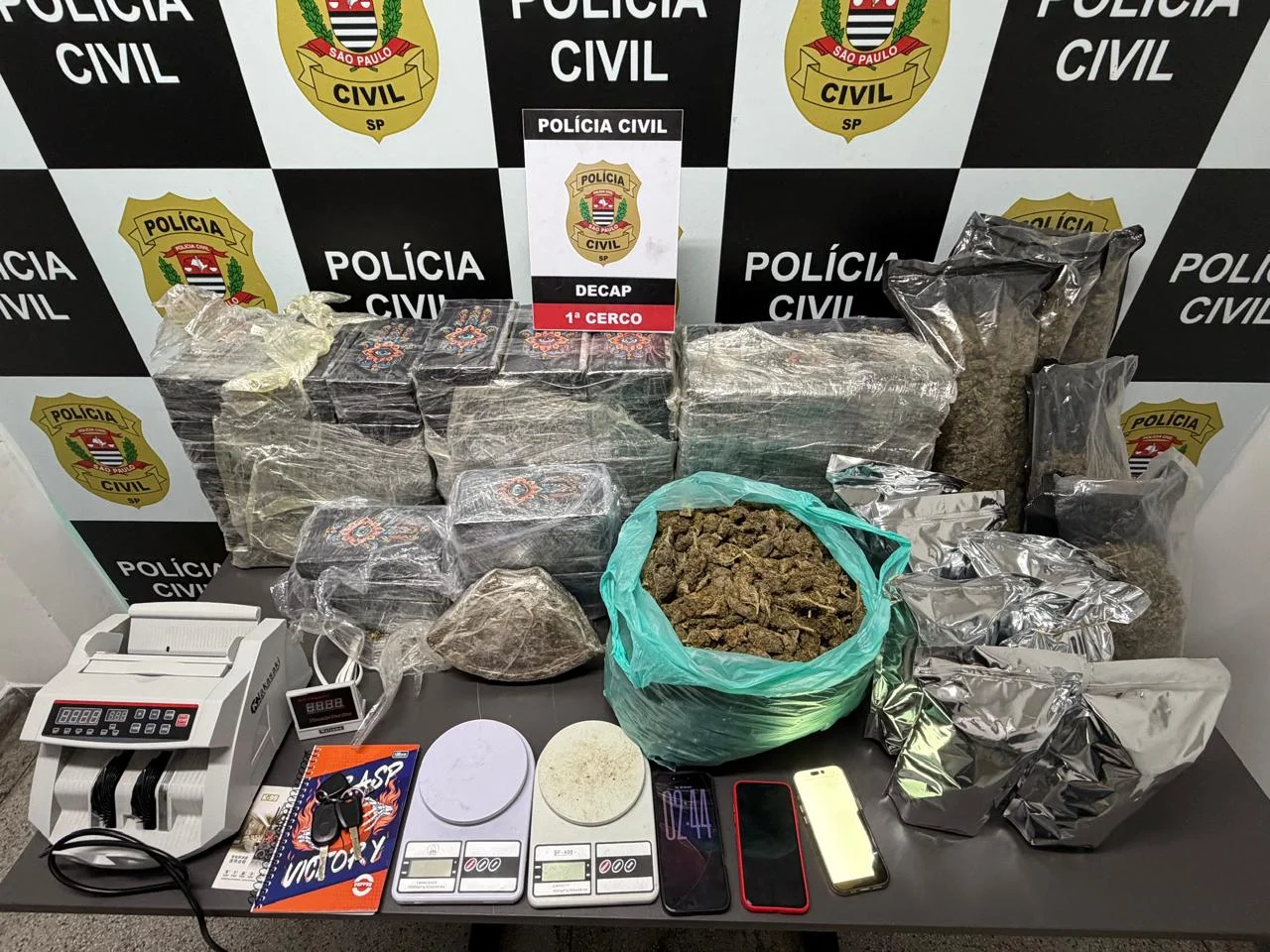 policia-de-sp-apreende-cerca-de-120-kg-de-drogas-e-prende-dois-suspeitos-ligados-ao-crime-organizado
